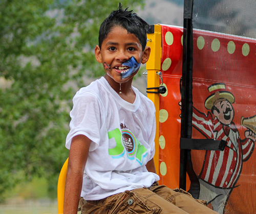 camper at the carnival
