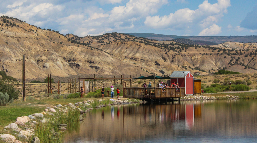 Pond at Roundup River Ranch - landscape image