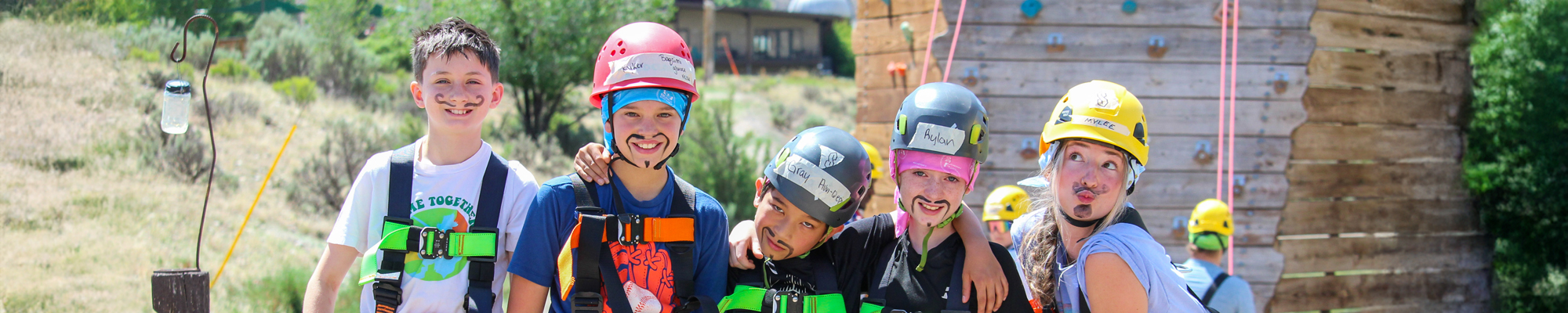 Roundup River Ranch Summer Campers being goofy