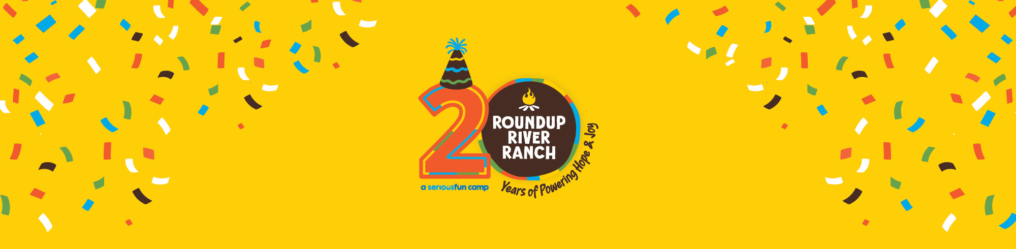 20 Years of Powering Hope &amp; Joy logo